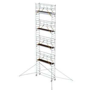 Günzburger Steigtechnik Rollgerüst SG 0,75 x 3,0 m mit Ausleger Plattformhöhe 9,51 m