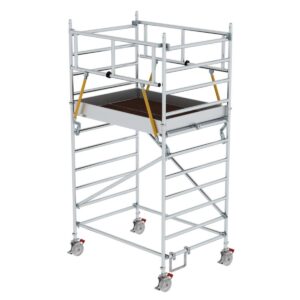 Günzburger Steigtechnik Rollgerüst SG 1,35 x 1,80 m mit Doppel-Plattform Plattformhöhe 2,51 m