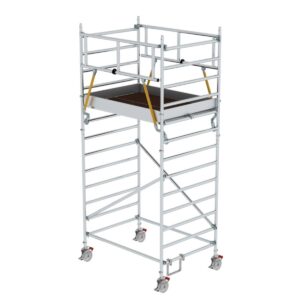 Günzburger Steigtechnik Rollgerüst SG 1,35 x 1,80 m mit Doppel-Plattform Plattformhöhe 3,07 m