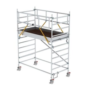 Günzburger Steigtechnik Rollgerüst SG 1,35 x 2,45 m mit Doppel-Plattform Plattformhöhe 2,51 m