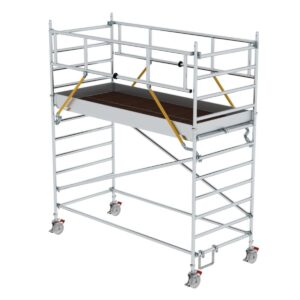 Günzburger Steigtechnik Rollgerüst SG 1,35 x 3,0 m mit Doppel-Plattform Plattformhöhe 2,51 m