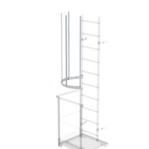 Günzburger Steigtechnik Rückenschutzerweiterung Alu blank