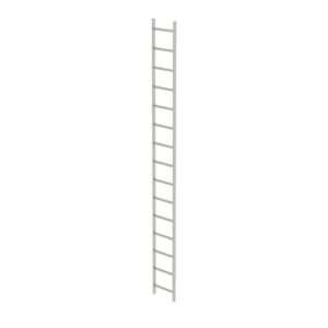 Günzburger Steigtechnik Schachtleiter Edelstahl V4A 400mm Lichte Weite 15 Sprossen