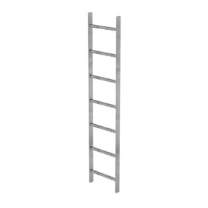 Günzburger Steigtechnik Schachtleiter Stahl feuerverzinkt 400mm Lichte Weite 7 Sprossen