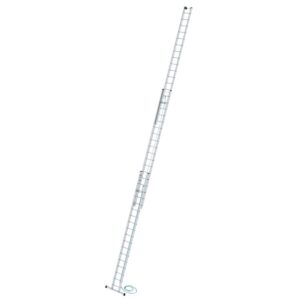 Günzburger Steigtechnik Sprossen-Seilzugleiter 3-teilig mit Standard-Traverse 3x18 Sprossen