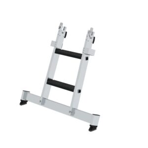 Günzburger Steigtechnik Stufen-Glasreinigerleiter Unterteil nivello-Traverse & clip-step R13 2 Stufen