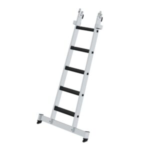 Günzburger Steigtechnik Stufen-Glasreinigerleiter Unterteil nivello-Traverse & clip-step R13 5 Stufen