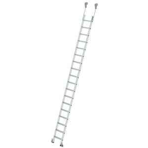 Günzburger Steigtechnik Stufen-Regalleiter fahrbar 18 Stufen