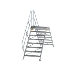 Günzburger Steigtechnik Überstieg 45° Stufenbreite 1000 mm 8 Stufen