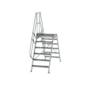 Günzburger Steigtechnik Überstieg 60° Stufenbreite 800 mm 6 Stufen