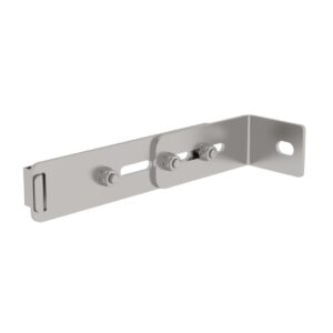 Günzburger Steigtechnik Wandhalter m. Klemmbügel, verstellbar 215-275mm, Edelstahl