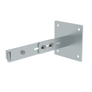 Günzburger Steigtechnik Wandhalter m. Klemmbügel, verstellbar 275-375mm, Stahl verzinkt