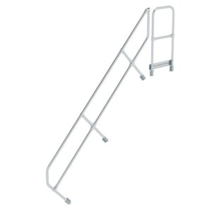 Das richtige Gewächshaus - problemlos und komfortabel 1 Günzburger Steigtechnik Zweiter Handlauf für Treppe mit Plattform 45° 10 Stufen