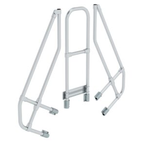 Günzburger Steigtechnik Zweiter Handlauf für Überstieg 60° 3 Stufen