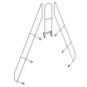 Günzburger Steigtechnik Zweiter Handlauf für Überstieg 60° 8 Stufen