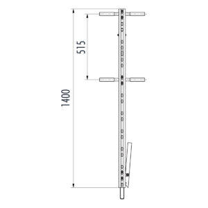 Hailo Professional Kupplungsstück für H50 Comfort Edelstahl 1.4571