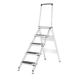 Hymer Sicherheitstreppe mit Gummibelag und Bügel 5 Stufen