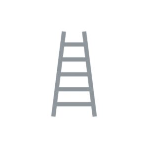 Hymer Sprossenstehleiter, beidseitig begehbar 2x6