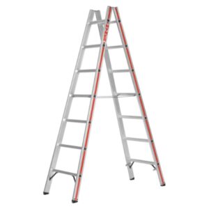 Hymer Sprossenstehleiter, beidseitig begehbar 2x7