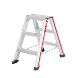 Hymer Stufenstehleiter, beidseitig begehbar 2x3