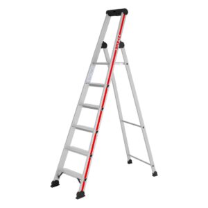 Hymer Stufenstehleiter mit Plattform - 4126 6 Stufen