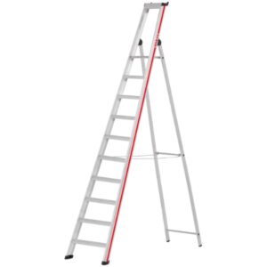 Hymer Stufenstehleiter mit Plattform, einseitig begehbar 10