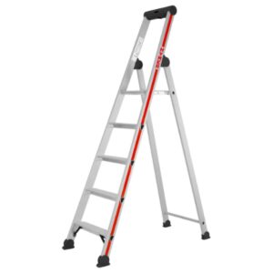 Hymer Stufenstehleiter mit Plattform, einseitig begehbar  5