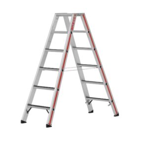 Hymer Stufenstehleiter R13, beidseitig begehbar 2x6