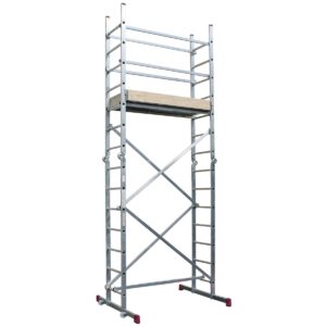 Krause CORDA Gelenk-Gerüst Gerüst-Leitern-System, Max. Arbeitshöhe ca. 4,85 m