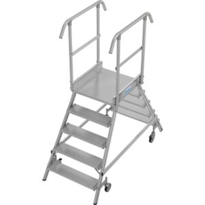 Krause PodestLeiter fahrbar, beidseitig begehbar 2x5