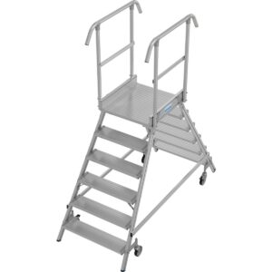 Das richtige Gewächshaus - problemlos und komfortabel 12 Krause PodestLeiter fahrbar, beidseitig begehbar 2x6