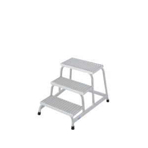 Krause STABILO MontageTritt mit Gitterroststufen 3 Stufen