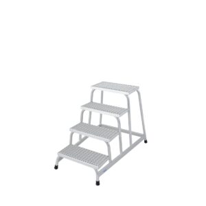 Krause STABILO MontageTritt mit Gitterroststufen 4 Stufen