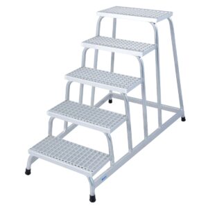 Krause STABILO MontageTritt mit Gitterroststufen 5 Stufen