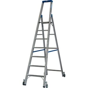 Krause STABILO Stufen-StehLeiter fahrbar 7 Stufen