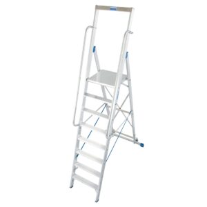 Krause STABILO Stufen-StehLeiter mit großer Standplattform 8 Stufen