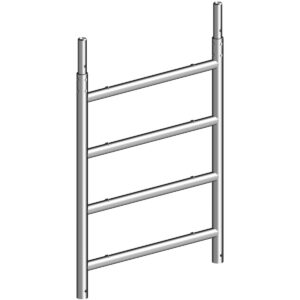 Layher Alu - Standleiter mit 4 Sprossen