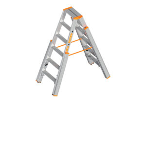 Layher LE TOPIC-TREPPENSTEHLEITER 2x6 M.STUFEN