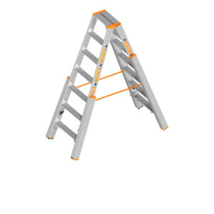 Layher LE TOPIC-TREPPENSTEHLEITER 2x7 M.STUFEN