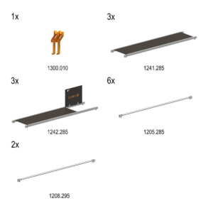 Layher NACHRÜST-SET 2111 AUF P2