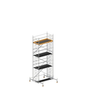 Layher UNI Breit P2 Fahrgerüst, fahrbalken mit Bügel verstellbar Gerüsthöhe 7,61 m