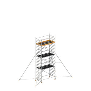 Layher UNI Breit P2 Fahrgerüst mit 5m Gerüststützen Gerüsthöhe 7,43 m