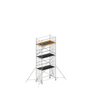 Layher UNI Breit P2 Fahrgerüst mit ausziehbaren Gerüststützen Gerüsthöhe 7,43 m