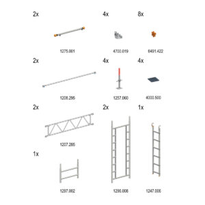 Layher UniS TREPPENKIT II (2X1296008+1X1247006)