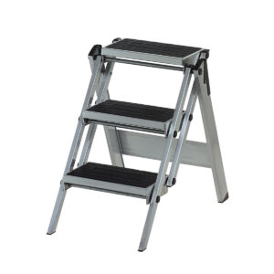 WAKÜ Little Jumbo Sicherheitstreppe mit Kunststoffbelag (Compact - Ausführung) 3-stufig