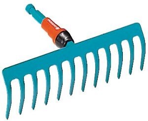 Combisystem-Kleinrechen 10 Zinken, 18,5 cm breit