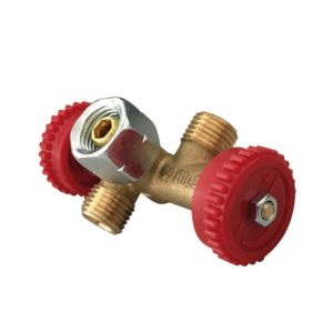 Doppelabzweigventil 50 Mbar  1/4  Lh