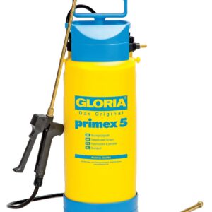 Primex 5 Drucksprühgerät inkl. 0,5m Messing-Verlängerung, Fußring u. Kompressoranschluss