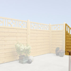 Abschlusselement Usedom 90x180/90cm