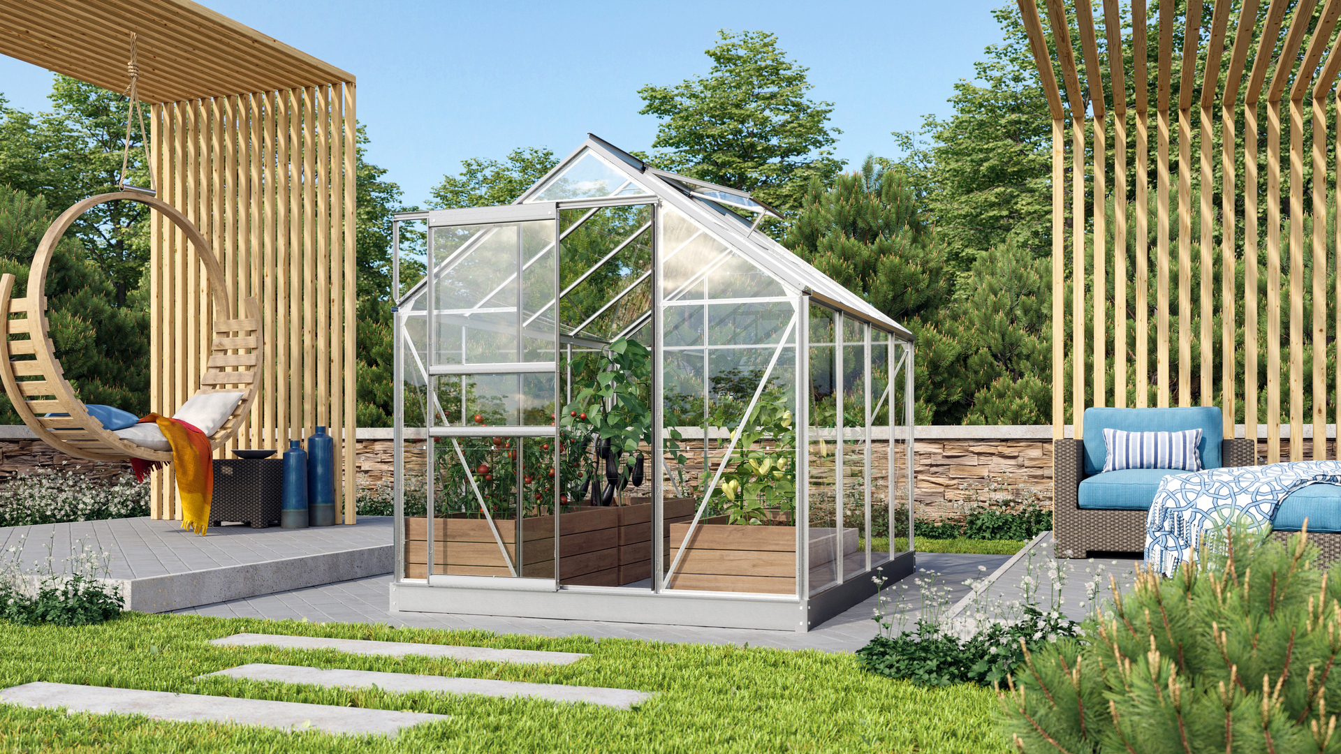 Gewächshaus Venus 5000 1 Gewächshaus Venus 5000